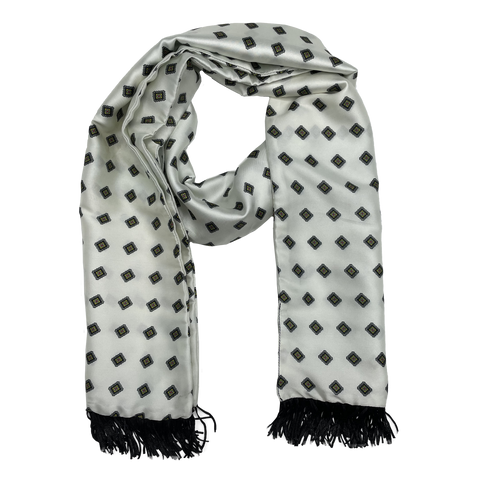 Magic Black Silk Scarf