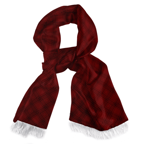 Scottish Red Silk Scarf