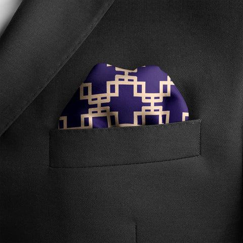 LAGOON SILK POCKET SQUARE