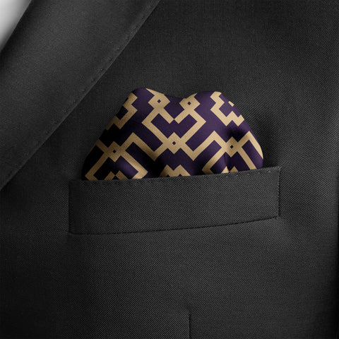 ORNAMENT SILK POCKET SQUARE