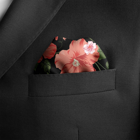Floral Frenzy Silk Pocket Square
