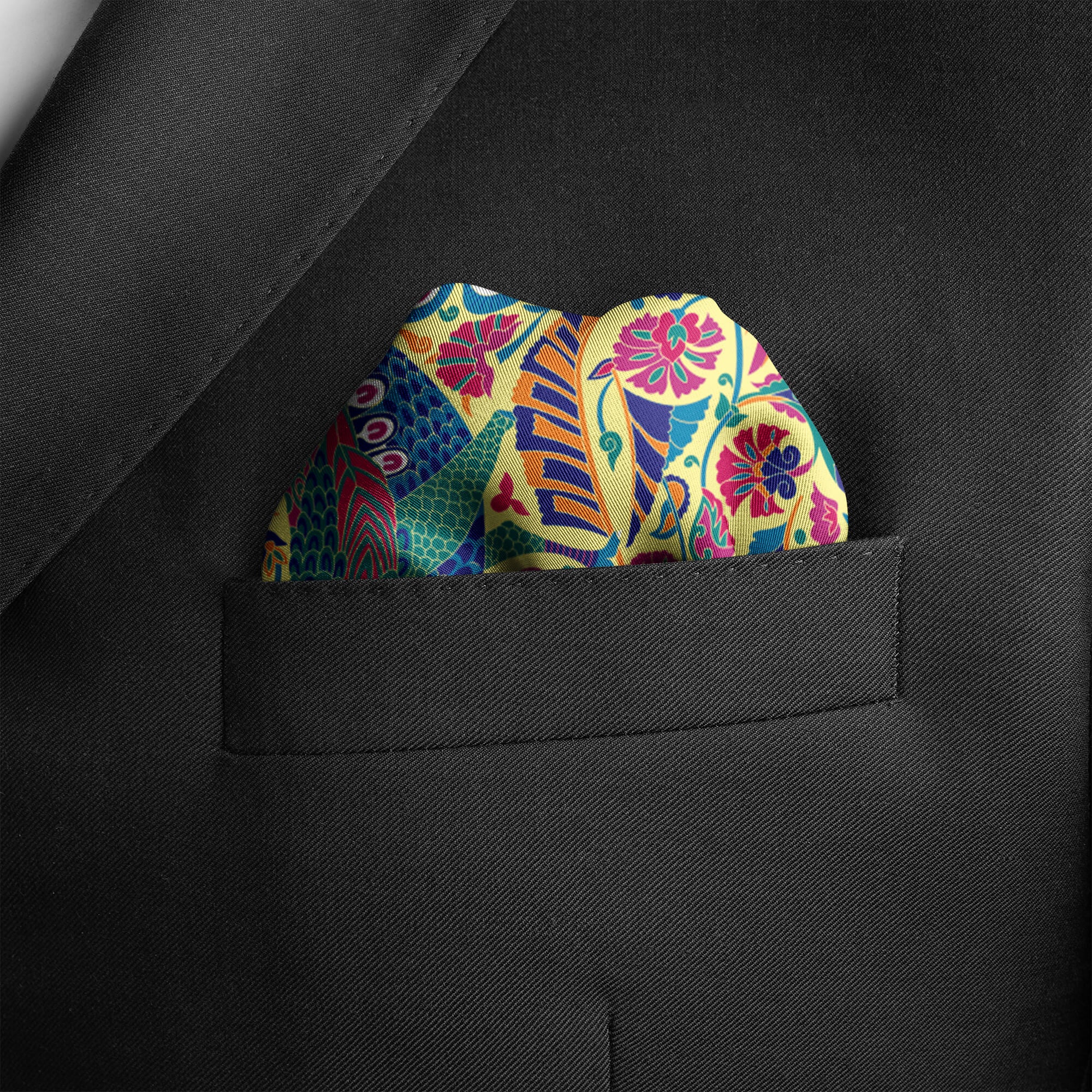 MOR POSSESSION SILK POCKET SQUARE