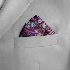 W21- BEETLES SILK POCKET SQUARE