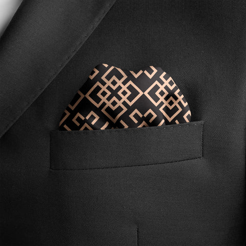 In & Out SILK POCKET SQUARE
