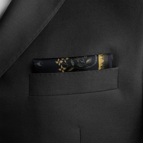 Jungle Tale Silk Pocket Square