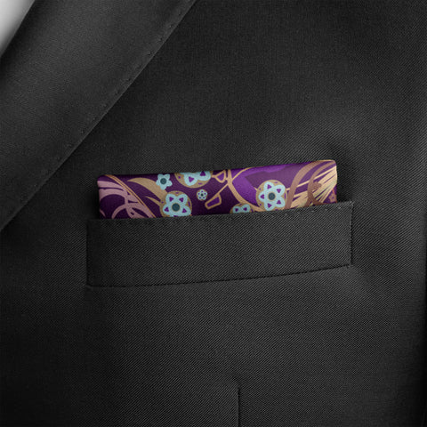 W21- Beetles SILK POCKET SQUARE
