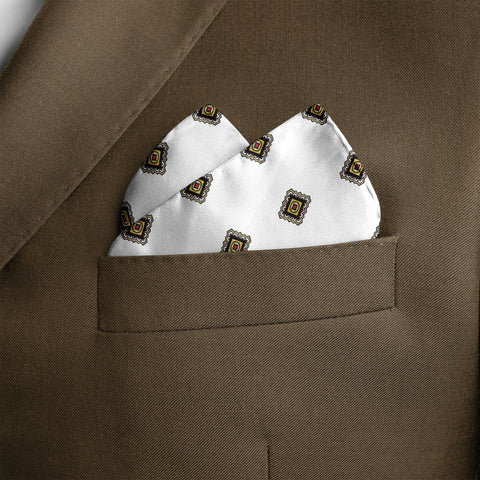 Magic Black Silk Pocket Square