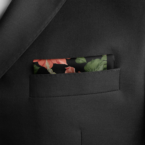 Floral Frenzy Silk Pocket Square