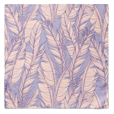 FLAMINGO SILK SCARF & POCKET SQUARE SET