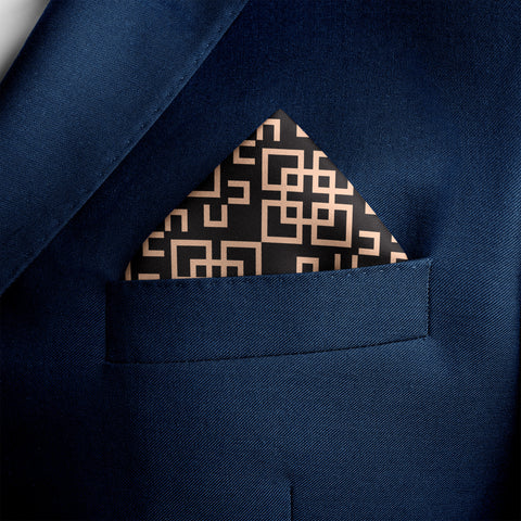 In & Out SILK POCKET SQUARE