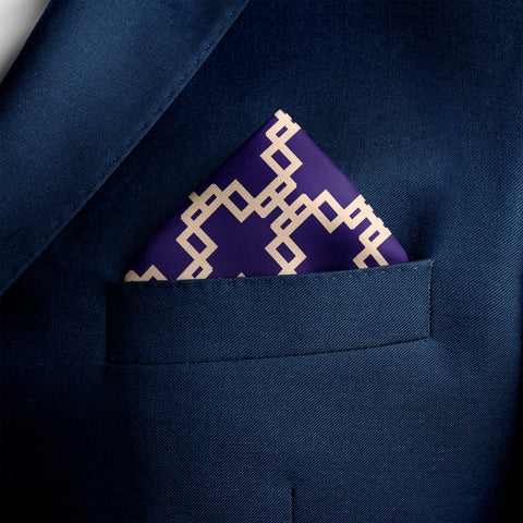 LAGOON SILK POCKET SQUARE