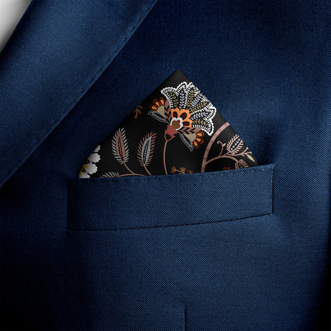 The Vine Silk Pocket Square