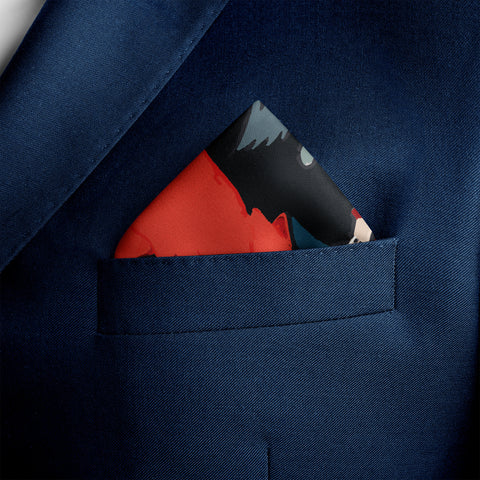 Tri Fox SILK POCKET SQUARE