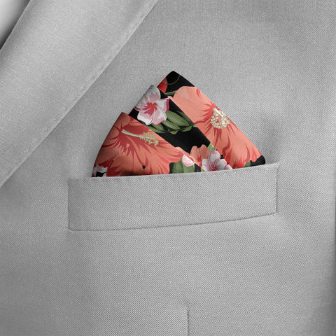 Floral Frenzy Silk Pocket Square