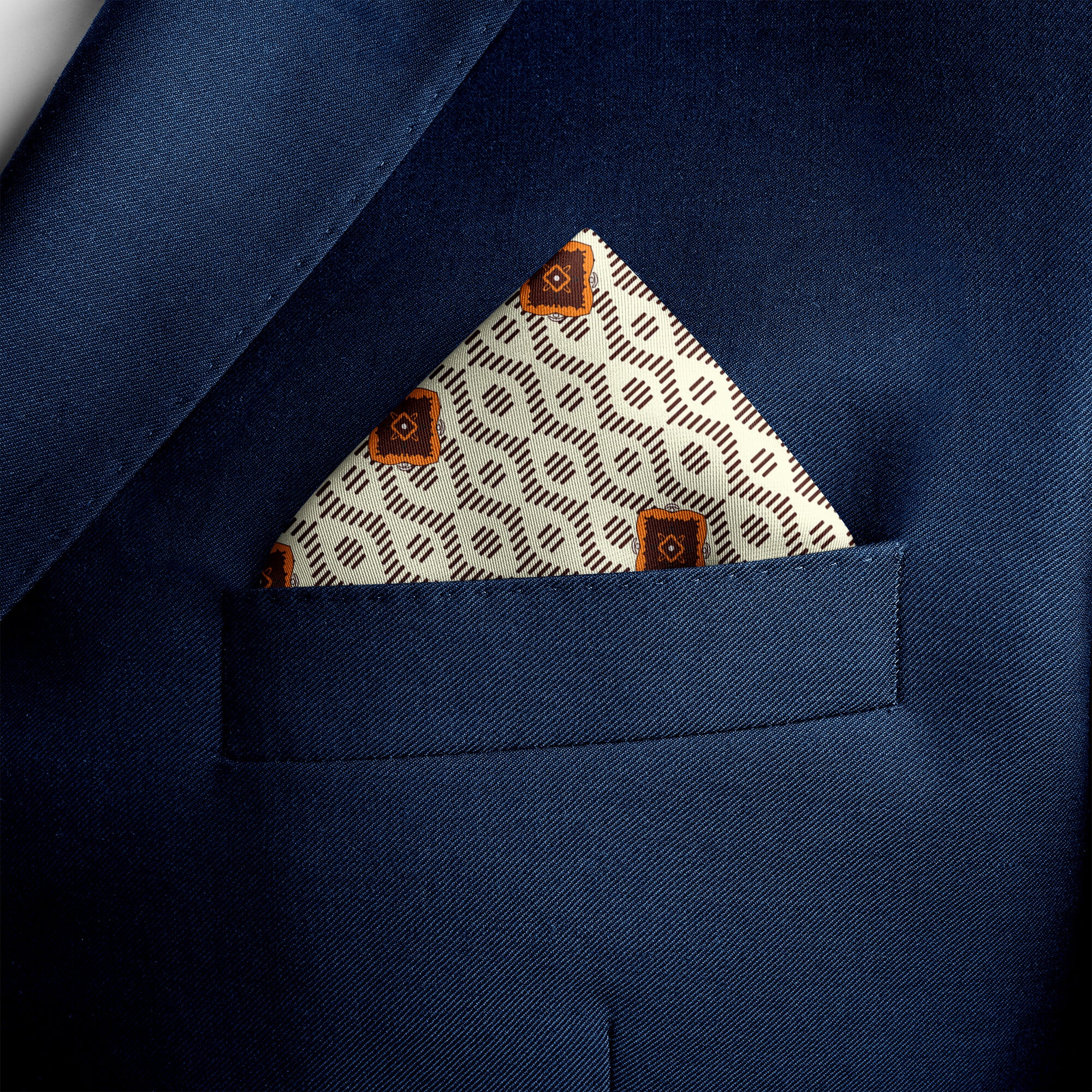 EAGER SILK POCKET SQUARE