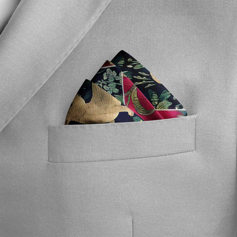 Red Tide Silk Pocket Square