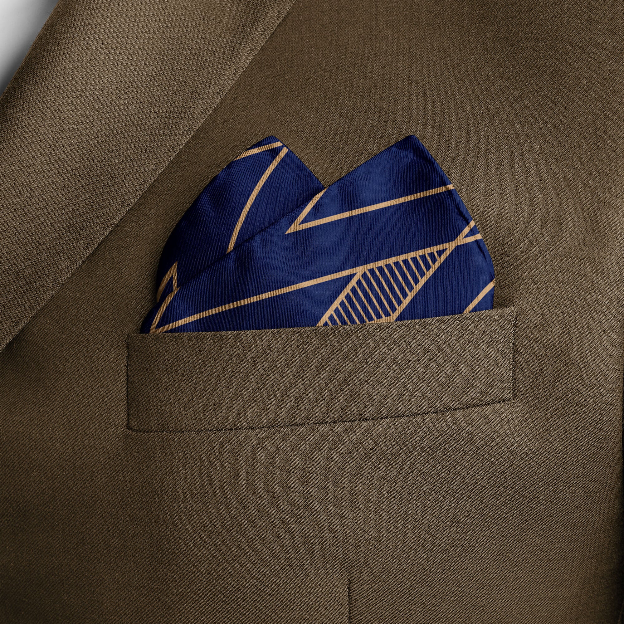 Egyptian Crypts Silk Pocket Square