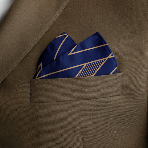 Egyptian Crypts Silk Pocket Square