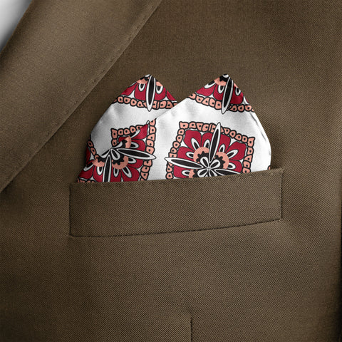 Swiss Ajrak Pocket Square (LUXE COLLECTION)