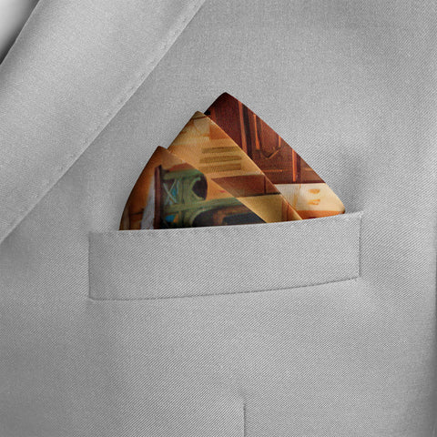 Vintage Vibe Silk Pocket Square