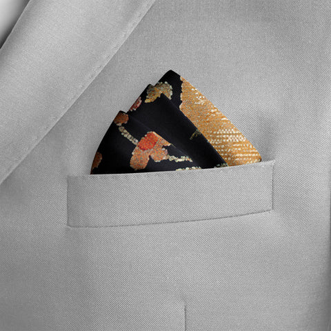 English Harley Silk Pocket Square