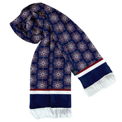 IMPERIAL AJRAK SILK SCARF (LUXE COLLECTION)