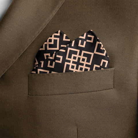 In & Out SILK POCKET SQUARE