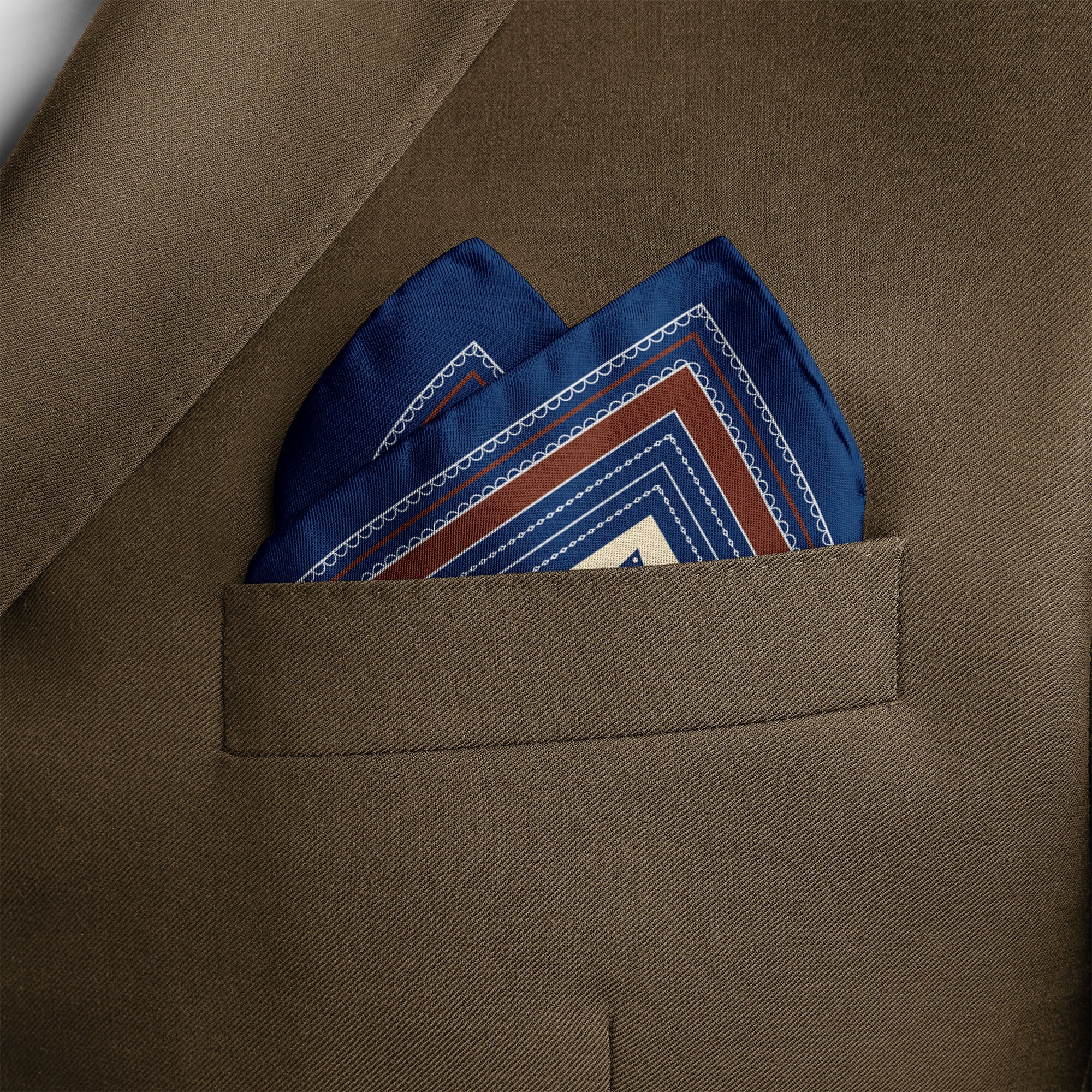 CHESS BOARD SILK POCKET SQUARE