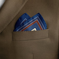 CHESS BOARD SILK POCKET SQUARE