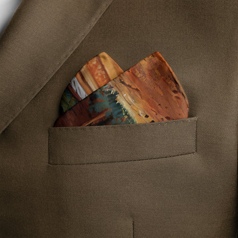 Vintage Vibe Silk Pocket Square