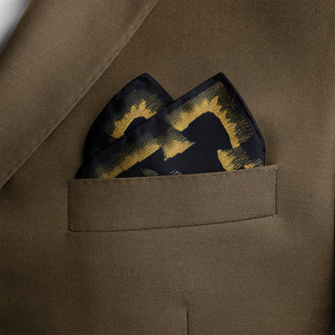 Jungle Tale Silk Pocket Square