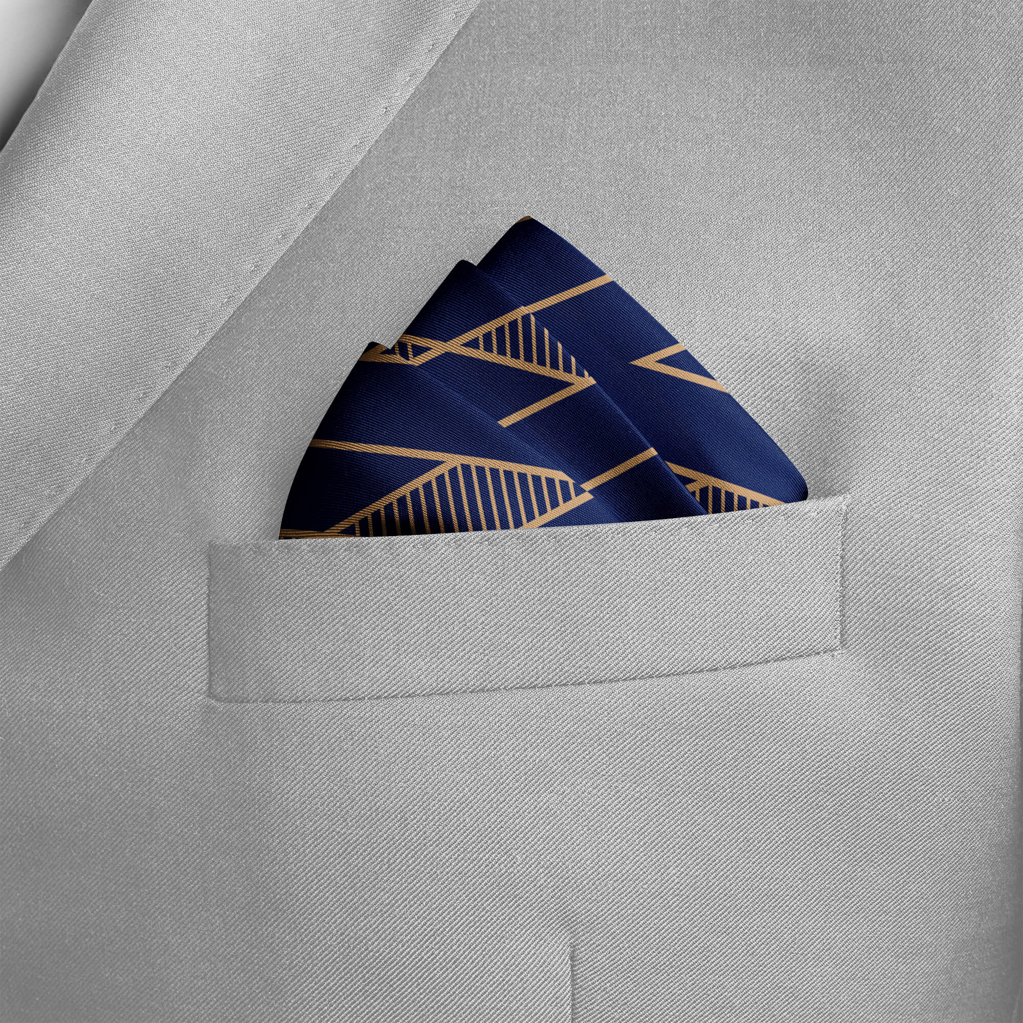 Egyptian Crypts Silk Pocket Square