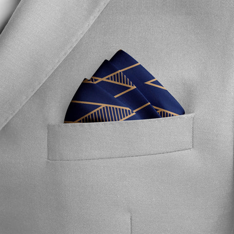 Egyptian Crypts Silk Pocket Square