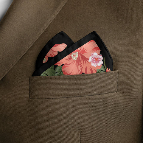Floral Frenzy Silk Pocket Square