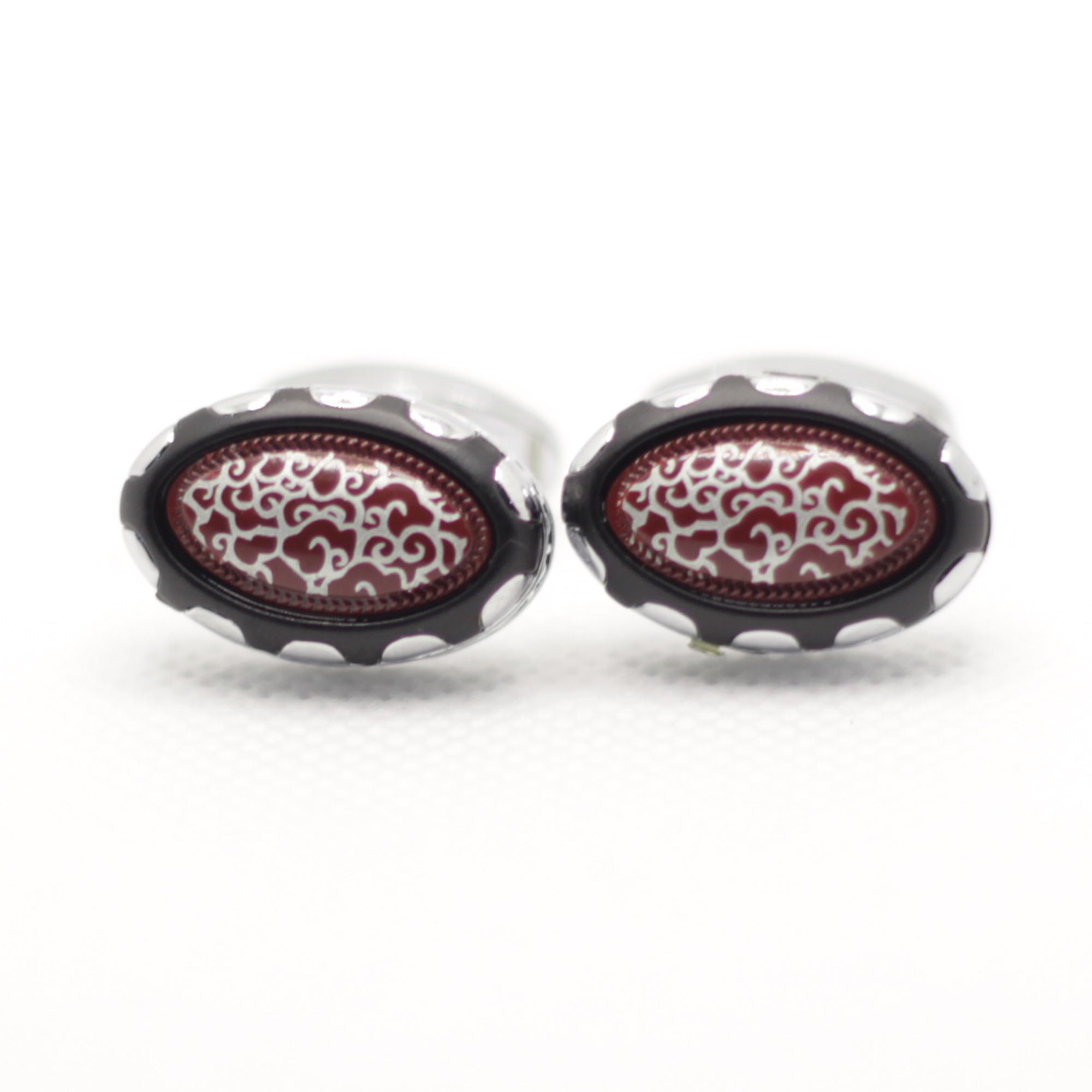 MAROON MYSTERY CUFFLINKS