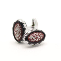 MAROON MYSTERY CUFFLINKS