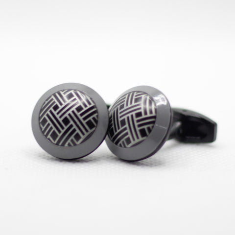CRISS-CROSS CUFFLINKS