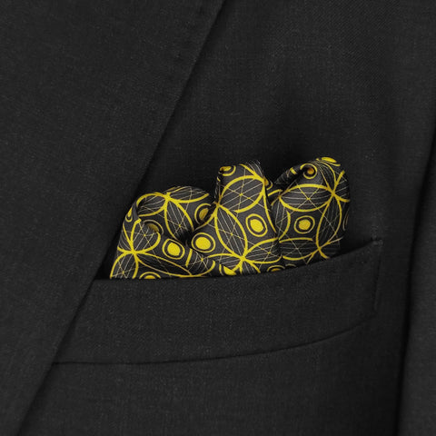 Infinity Silk Pocket Square