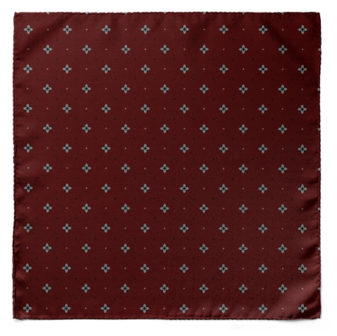 OXFORD MAROON SILK CRAVAT