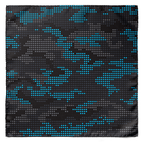 W21-DTG-CAMO1 SILK SCARF & POCKET SQUARE SET