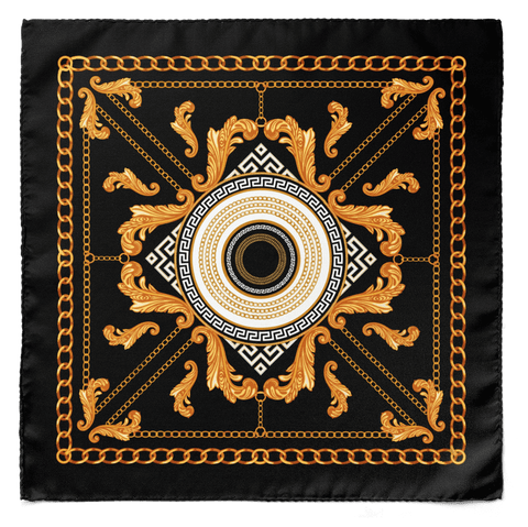 W21- Key of Rome SILK POCKET SQUARE (Gentleman's Gem Edition)