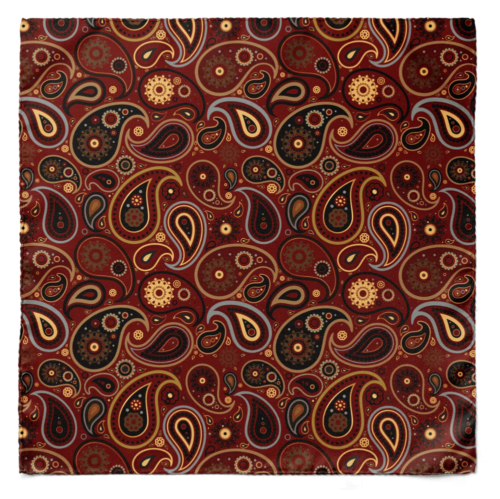 W21- ROYAL BOTHA SILK MEN SCARF