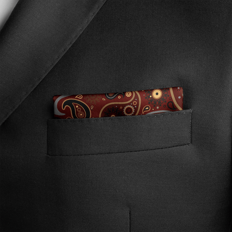 W21- ROYAL BOTHA SILK POCKET SQUARE