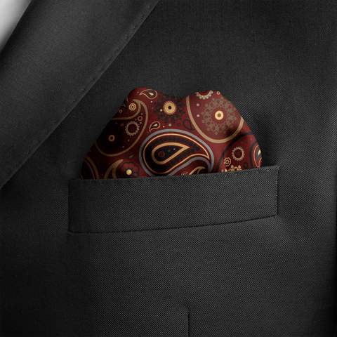 W21- ROYAL BOTHA SILK POCKET SQUARE
