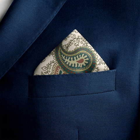 W21- Robe of Honour SILK POCKET SQUARE