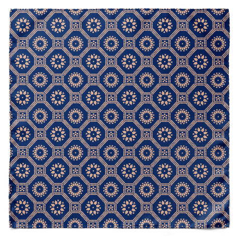 W21- SEED OF LIFE SILK SCARF