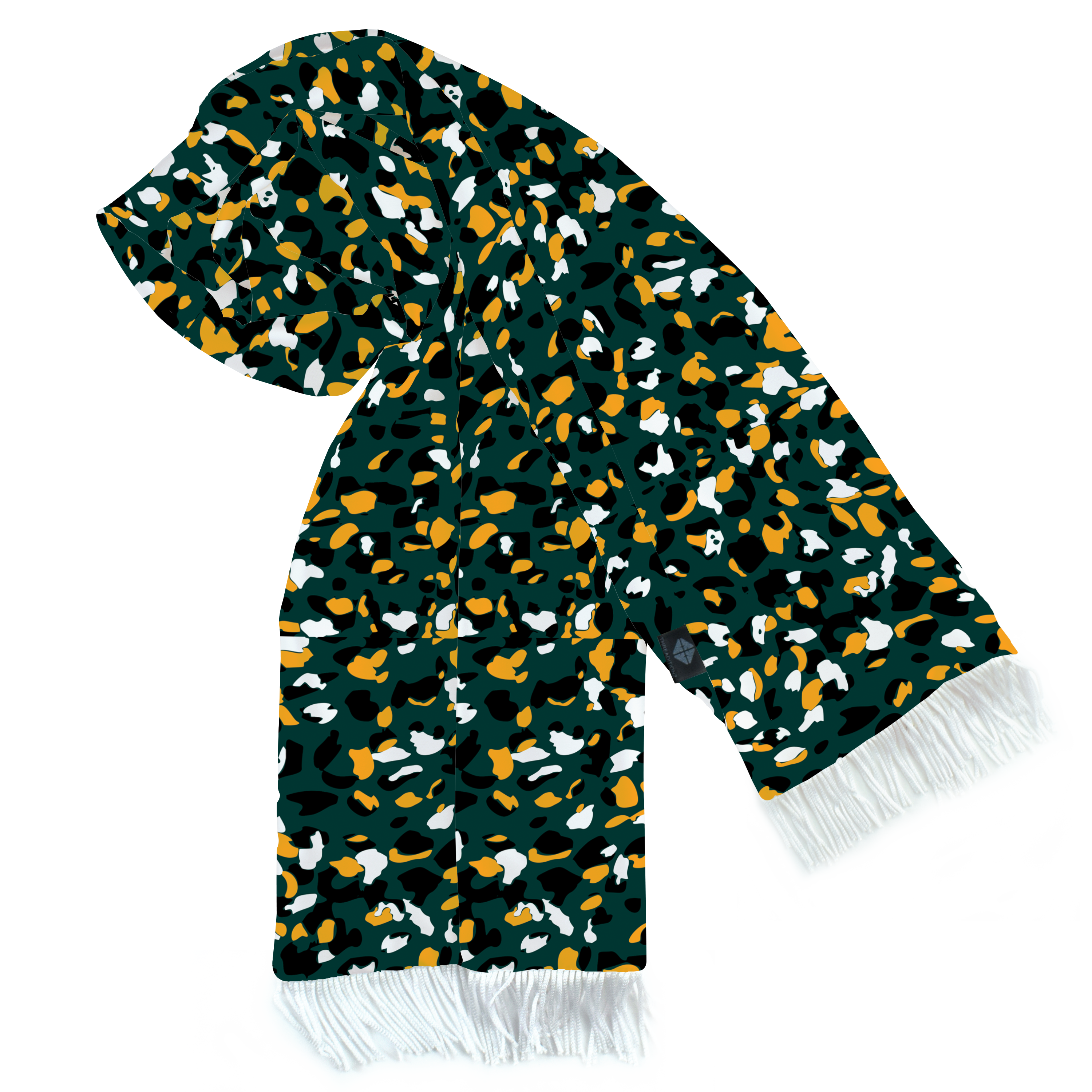 THE ARMY GREEN SILK MEN SCARF
