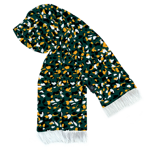 The Army Green Silk Scarf