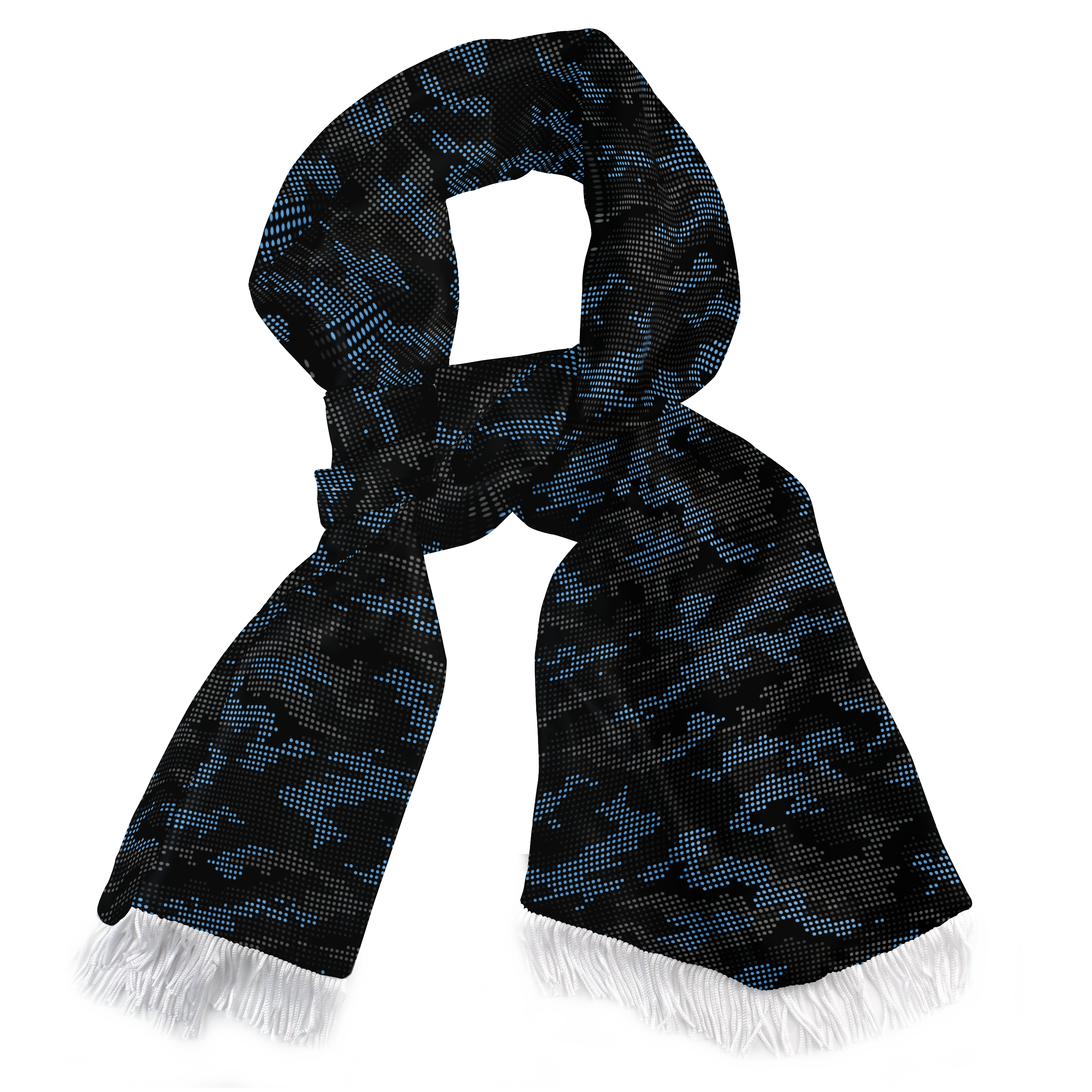 W21-DTG-CAMO1 SILK MEN SCARF