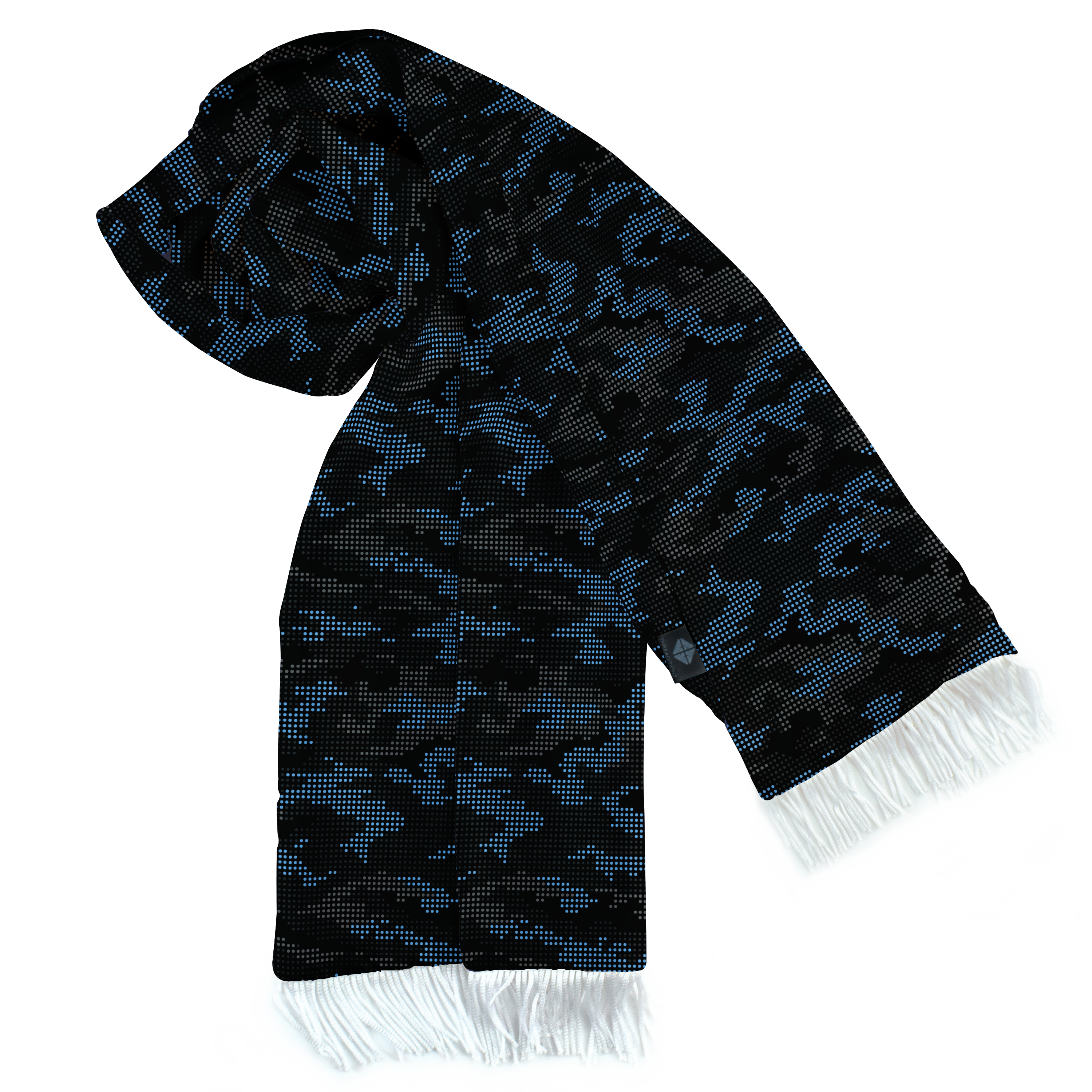 W21-DTG-CAMO1 SILK MEN SCARF